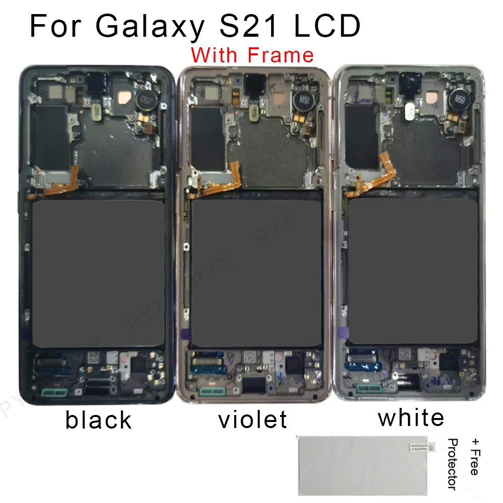 

Amoled For Samsung Galaxy S21 Lcd G991 G990F/DS lcd with Frame Touch Screen Digitizer For galaxy s21 Plus LCD G996 G9960 G996F