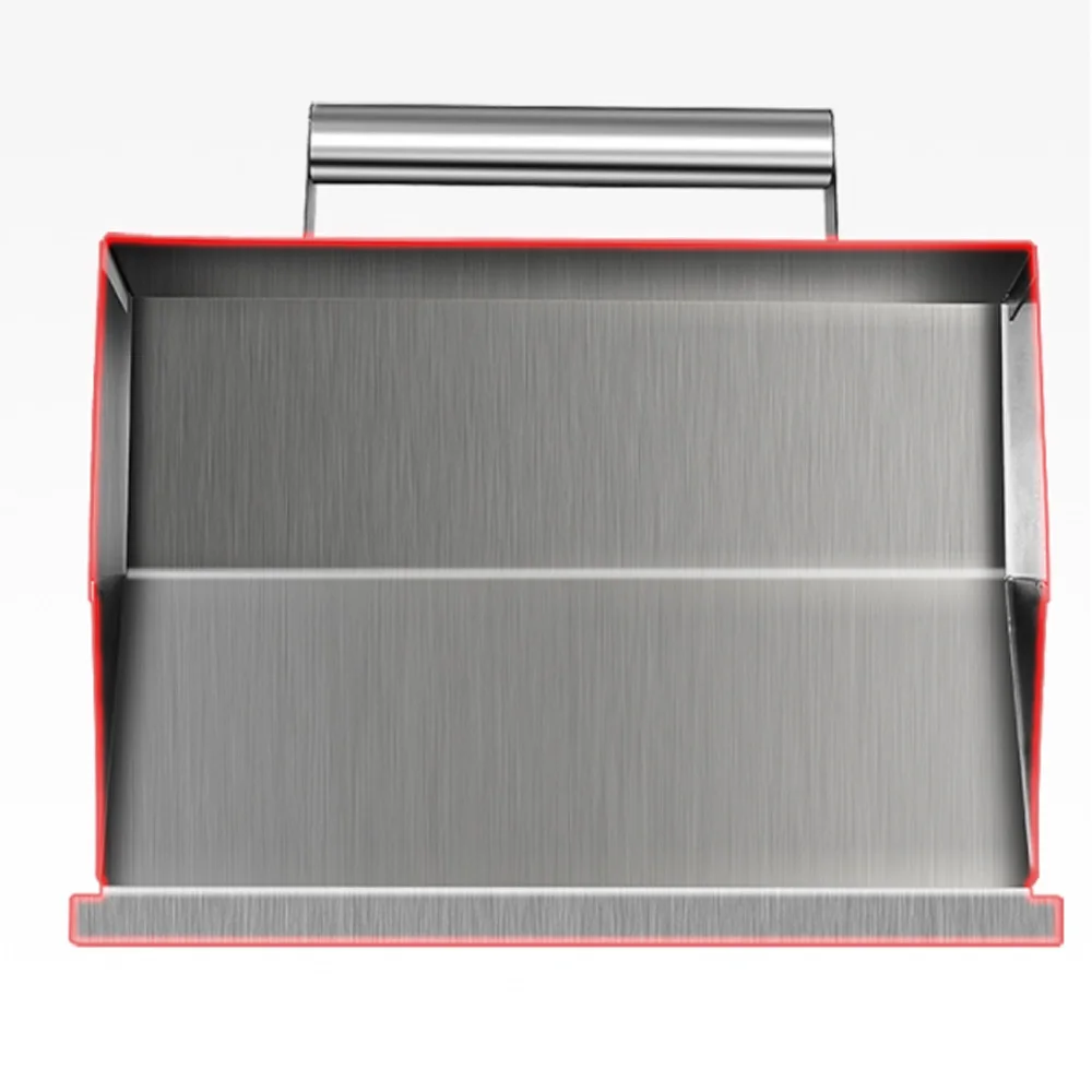 Outil de plâtrage mural en acier inoxydable, truelle de béton, raclage de la poussière, outils de mur de poudre, outils de brique