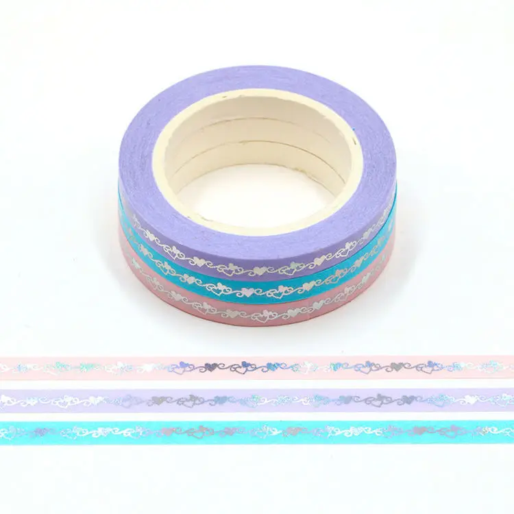 3 pcs/lot colour Stars arrow Gold foil Washi Tape Decorative Adhesive Masking Tape For Stickers Scrapbooking Stationery Tape