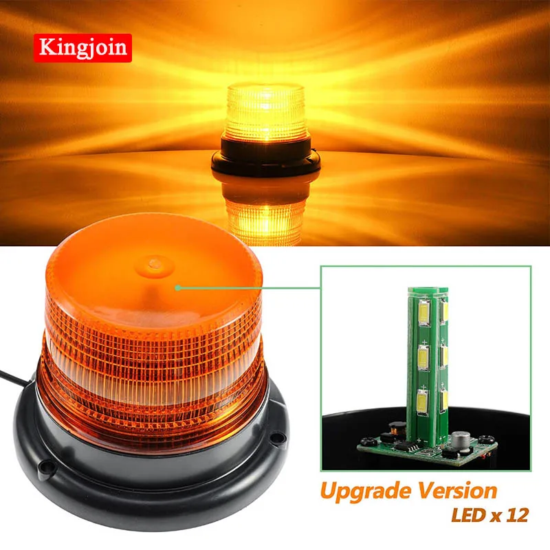 Ceiling LED school bus warning light, car indicator flash alarm, 24V12V strobe light, car warning light  beacon