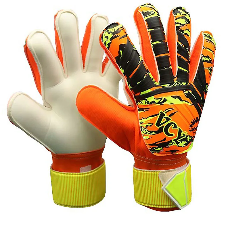 Kid\'s Goalkeeper Gloves Finger Protection Football Professional Thicken Latex Goalie Soccer Gloves Training