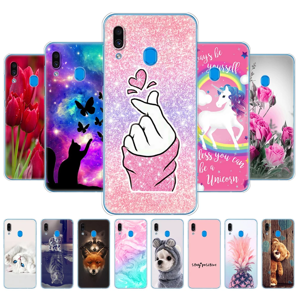 For Samsung Galaxy A20 Case A20E Silicon Soft TPU Back Phone Cover For Samsung A20 2019 A205F A20E A202F Protective Coque Bumper