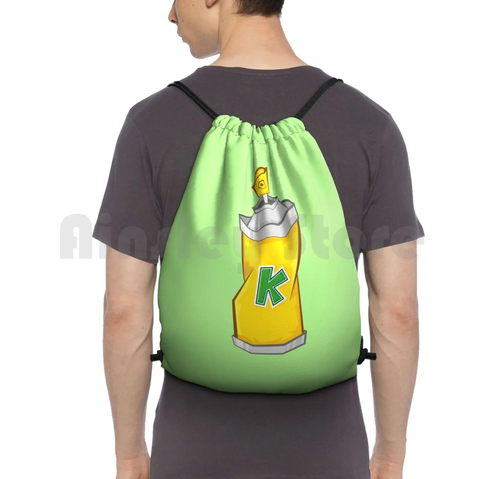 

Tokyo-To Spray Can ( Professor K ) Backpack Drawstring Bags Gym Bag Waterproof Jet Set Radio Jsr Jet Set Radio Future