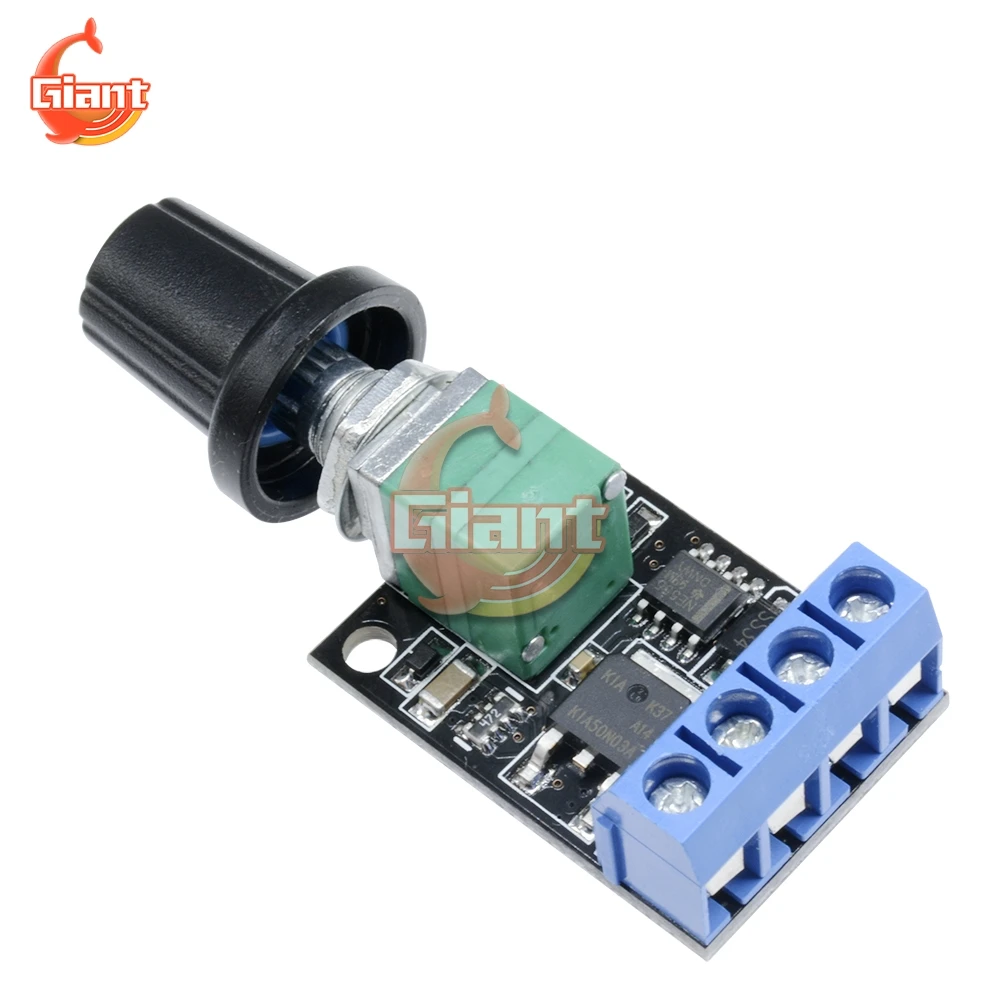 DC 5V 12V Governor PWM Motor Speed Controller 10A Stepless Speed Regulator LED Dimmer Speed Control Switch for LED Light Strip