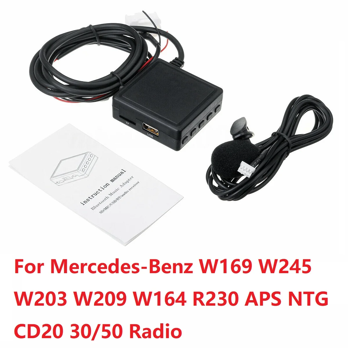 Bluetooth 5,0 Radio Aux Kabel 16-poliger Ersatz für W169 W245 W203 W209 W164 Bluetooth Aux Adapter Bluetooth Stereo Aux Adapter 34 Bluetooth 5,0 Radio Aux Kabel 16-poliger Ersatz für W169 W245 W203 W209 W164 Bluetooth Aux Adapter Bluetooth Stereo Aux Adapter 34