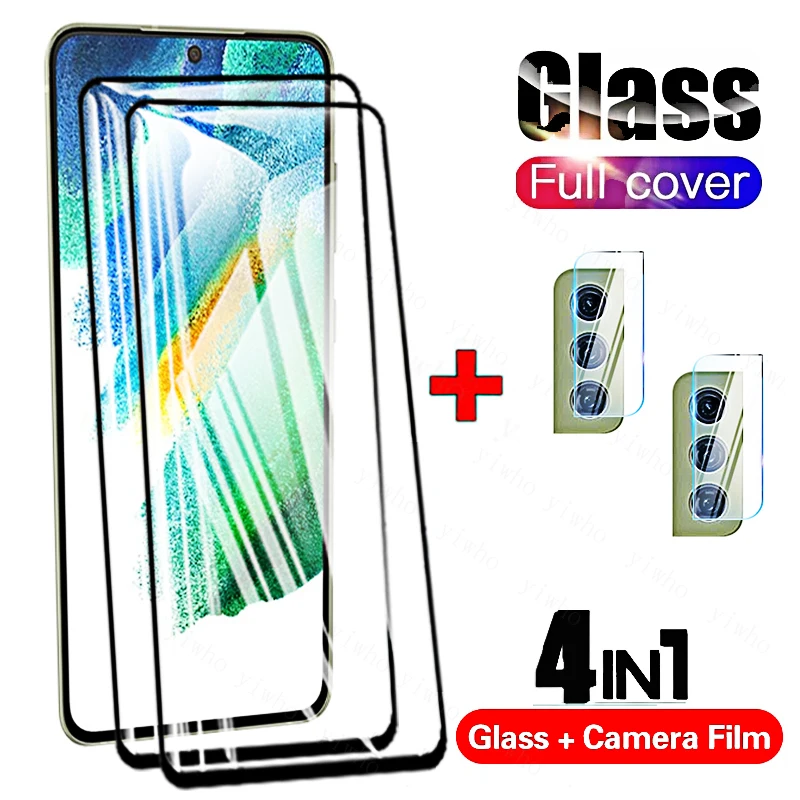 Tempered Glass on For Samsung Galaxy S21 Fe 5G Camera Lens HD Protective Glass Samsun Galaxi S21fe S 21fe S 21 G990B Screen Film