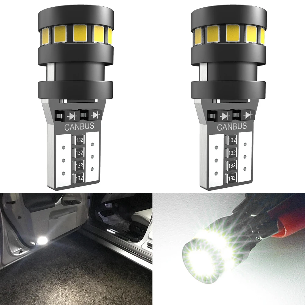 2pcs Canbus T10 LED W5W 168 194 Clearance Parking Lights For Mercedes Benz W211 W221 W220 W163 W164 W203 C E SLK GLK CLS M GL