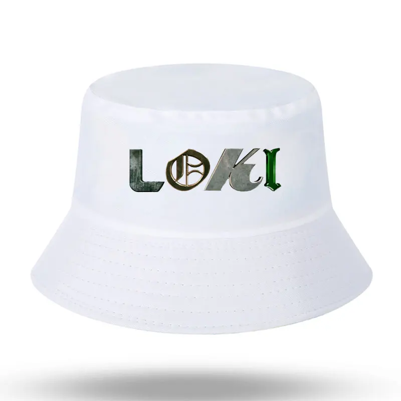 Funny God of Mischief Loki Graphic Print Men Women Bucket Hat Outdoor Sunscreen Beach Cap Fisherman Hat Sun Hiking Fishing Cap