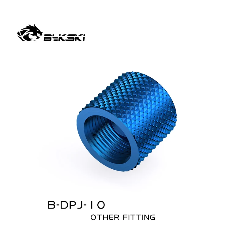 Bykski B-DPJ-10 G1/4'' to G1/4'' Extender 15mm Fitting Adapter Water Cooling Adaptors Female to Female Double-sided Thread