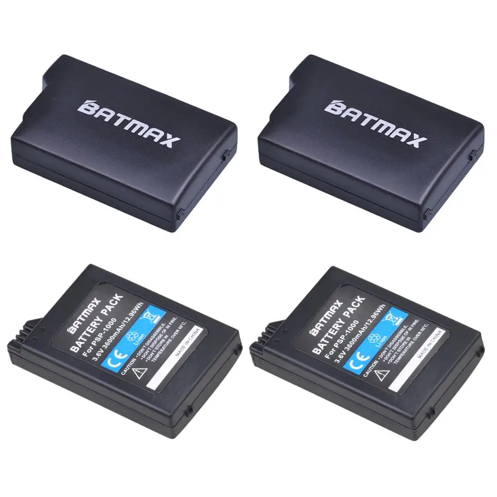 

Batmax 3600mAh PSP1000 Bateria PSP-1000 Battery For Sony PSP1000 (1001,1002,1003,1004,1005,1006) PlayStation Portable Controller