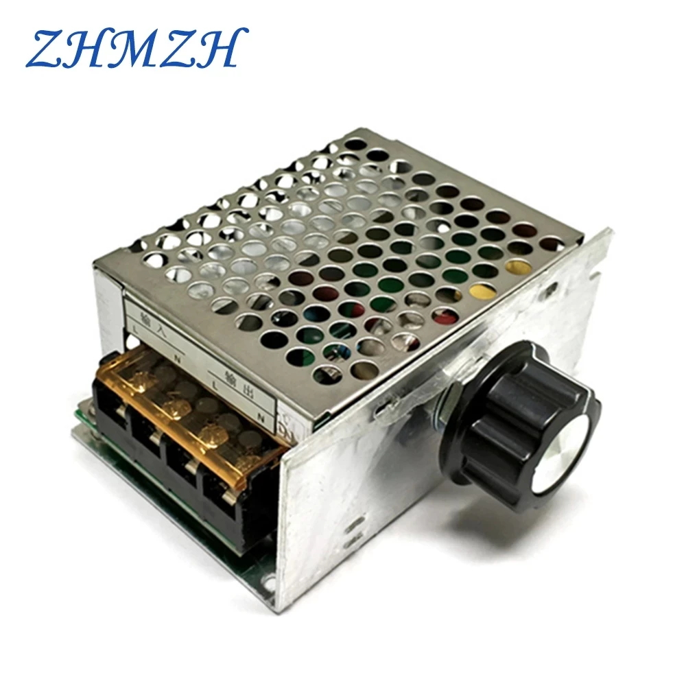 High Power 4000W Thyristor Electronic Dimmer 220V Silicon Controlled Rectifier Voltage Regulator Speed Control Thermostat