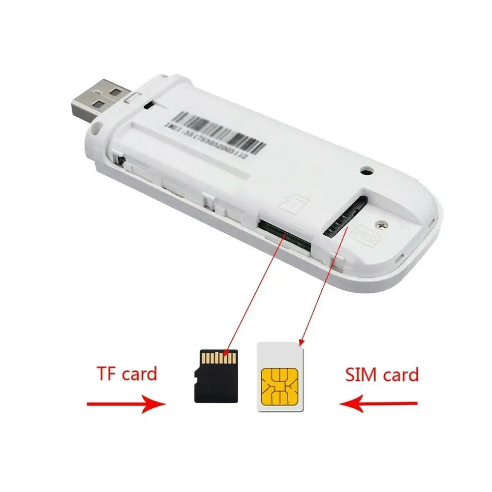 Unlocked 4G LTE Car WIFI Wireless USB Dongle Stick Broadband SIM Cards Portable