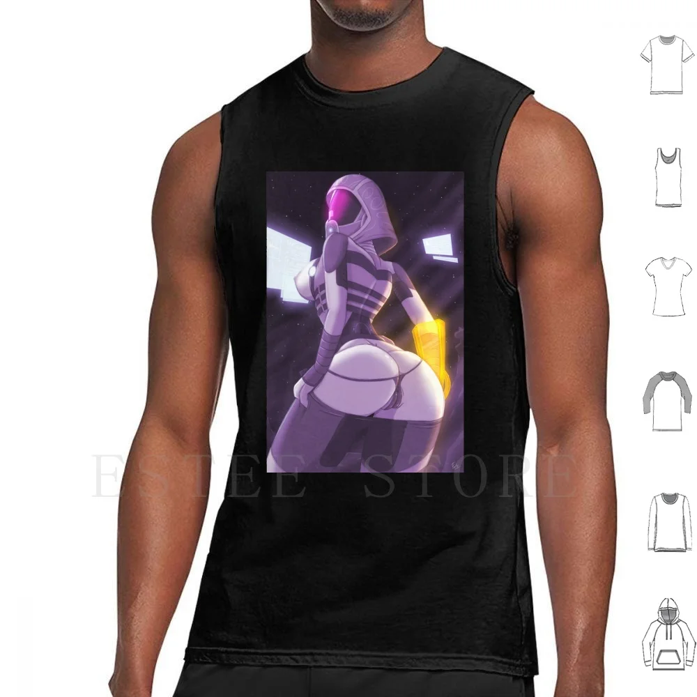 Fate's Marathon Day 3 : Tali'zora Vas Normandy Tank Tops Vest Sleeveless Hentai Manga Anime Ecchi Ass Butt Thong Cammeltoe