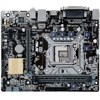 

Б/у Материнская плата ASUS H110M-D LGA1151 DDR4 Intel H110