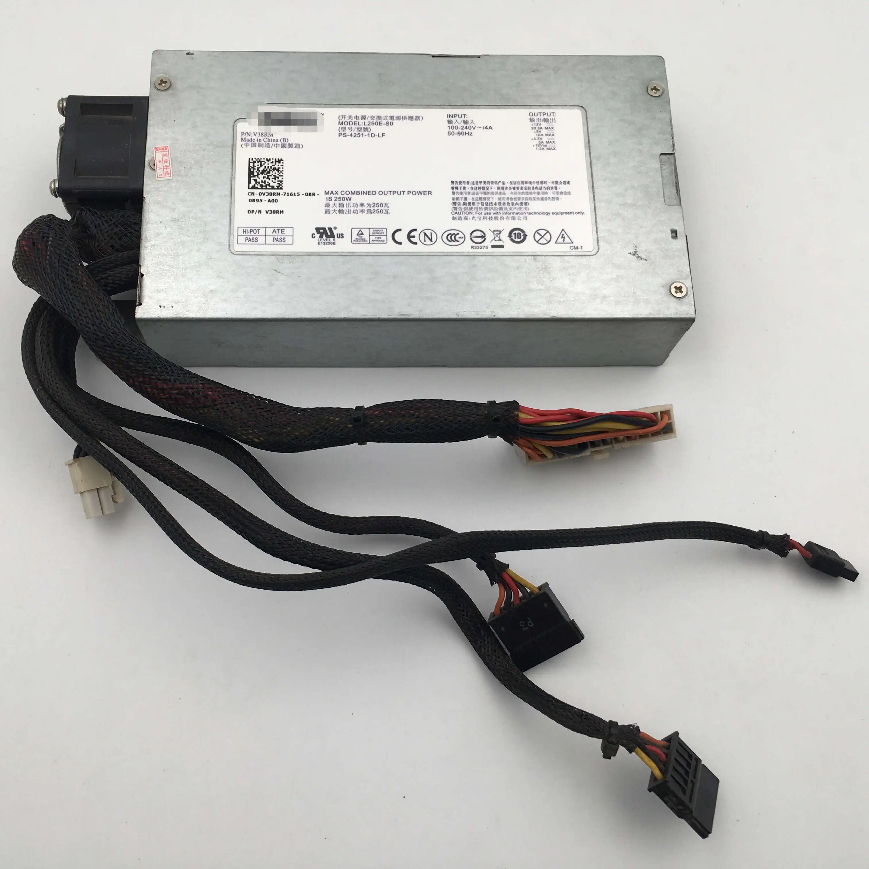 

L250E-S0 N250E-S0 for DELL PowerEdge R210 R210II R220 server power supply PS-4251-1D-LF NPS-250NB A PS-4251-1D1-LF