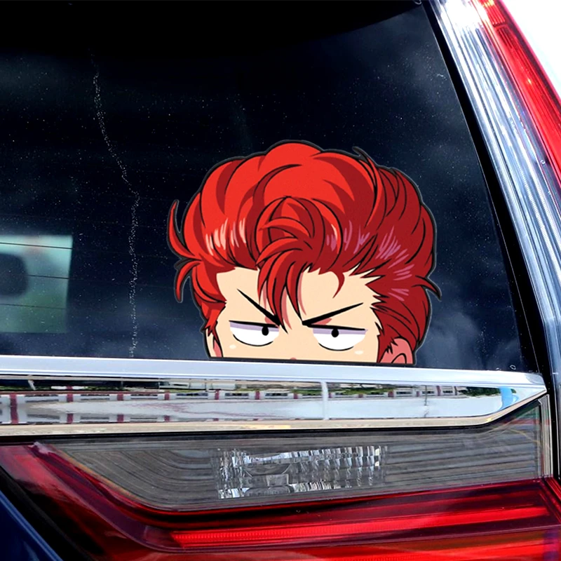 Car Stickers Slam Dunk Sakuragi Hanamichi Anime Funny Cartoon Decoration For Windshield Window Bumper Trunk Motorcycle D25