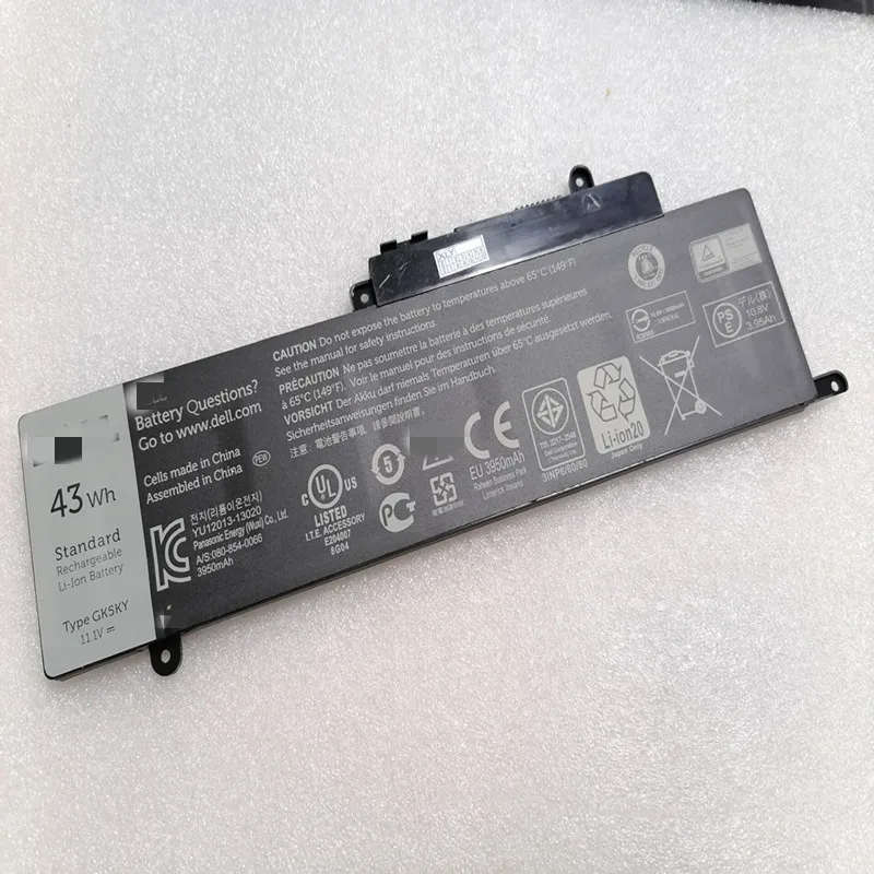 

Новый GK5KY 11,1 V 43Wh 3800mAh аккумулятор для ноутбука 13 7000 7353 7352 7347 7348 7359