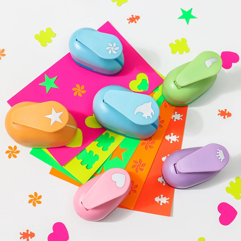 Free Ship Flower Furador Diy Paper Cut Eva Foam Maker puncher Scrapbooking labor saving for kid hole punch DIY handmade