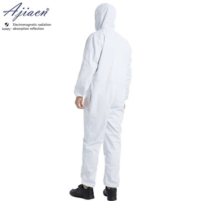 Genuine Electromagnetic radiation protective coveralls Electric welding, Electrical equipment maintenance EMF shielding clothing