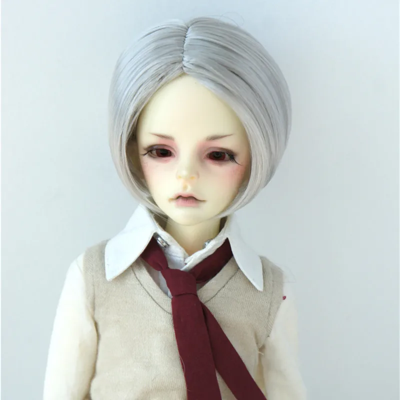 

JD591 7-8inch 18-20CM Short Bobo Layer cut synthetic mohair BJD wigs 1/4 MSD Doll accessories