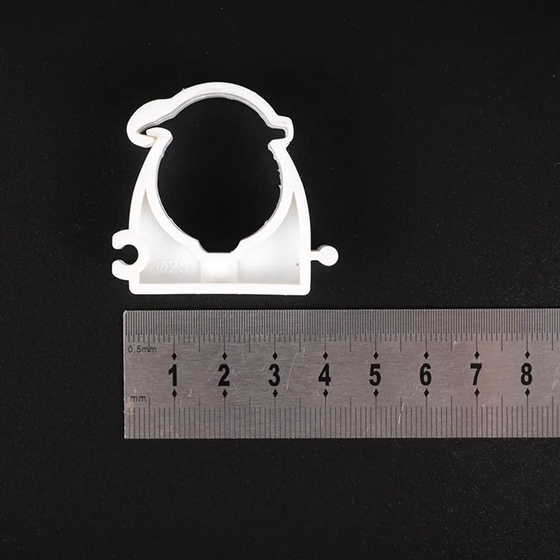 50PCS PPR pipe clamp pipe fittings 20 25 32mm fixed buckle card U-shaped thickened plastic pipe clamp