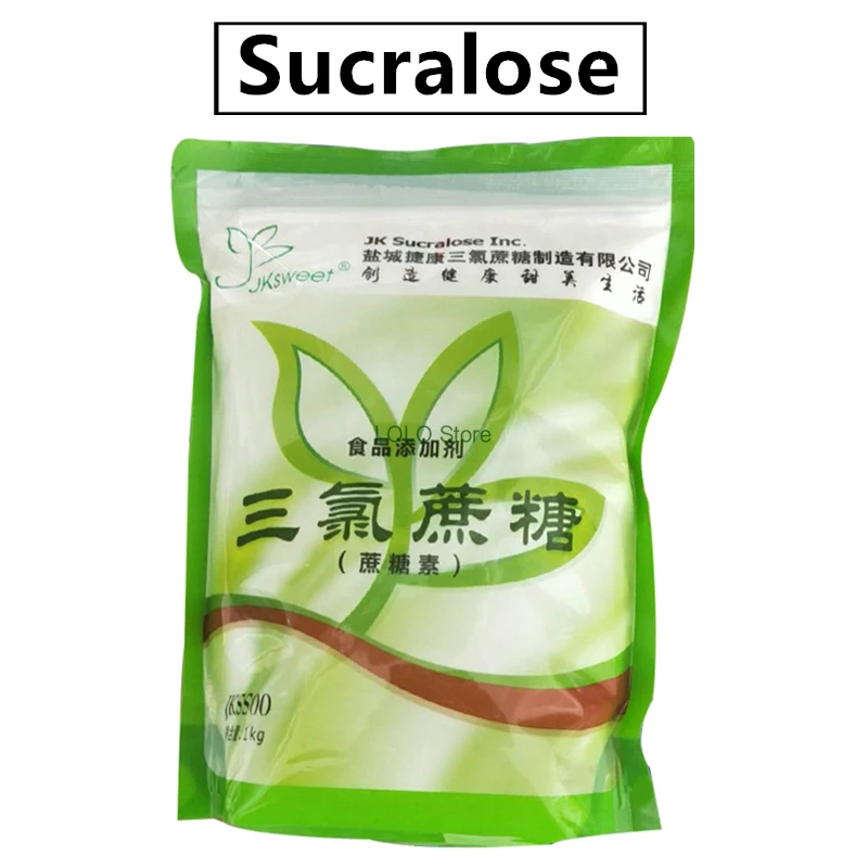 Polvo de sucralosa de grado alimenticio, 100%, 50g-1000g