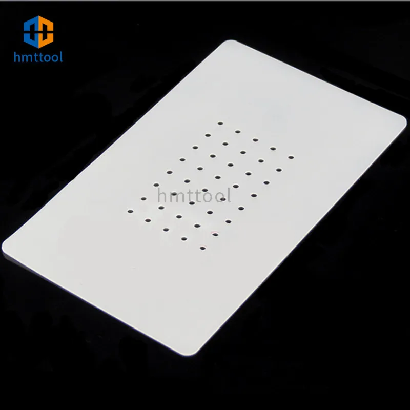 105MM*175MM 7 Inch Heat Insulation Silicone Rubber Pad Mat With Holes For LCD Separator Machine Repair Tools