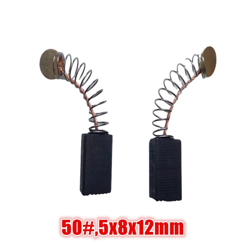 Fine 10 Pair Power Tool Carbon Brush for Electric Hammer Angle Grinder Graphite Brush Replacement More than 30 Sizes