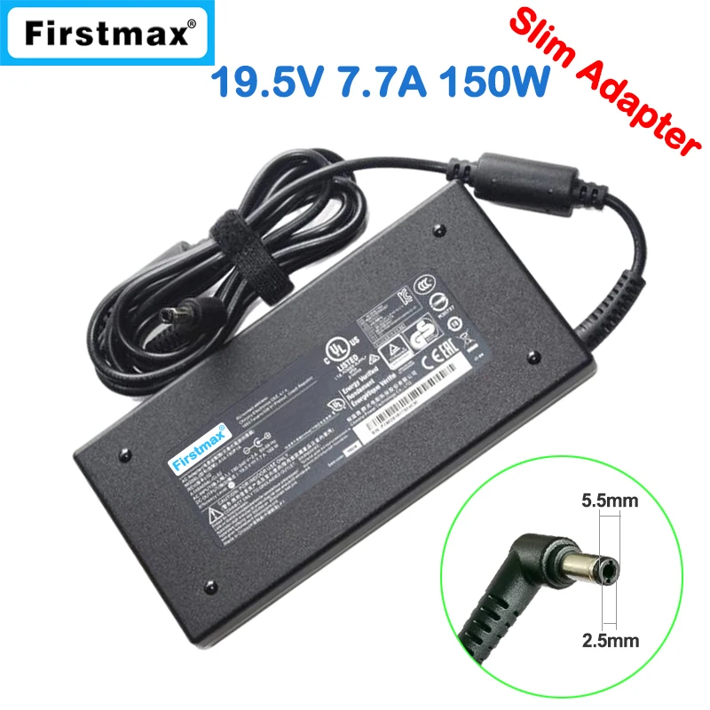 carregador do portatil do jogo para msi adaptador da ca pe60 pe62 7rd 8rc 8rd 7rf ms16j9 ms 16jf ms 16jb we63 8sj ms 16p6 195v 77a 150w 01