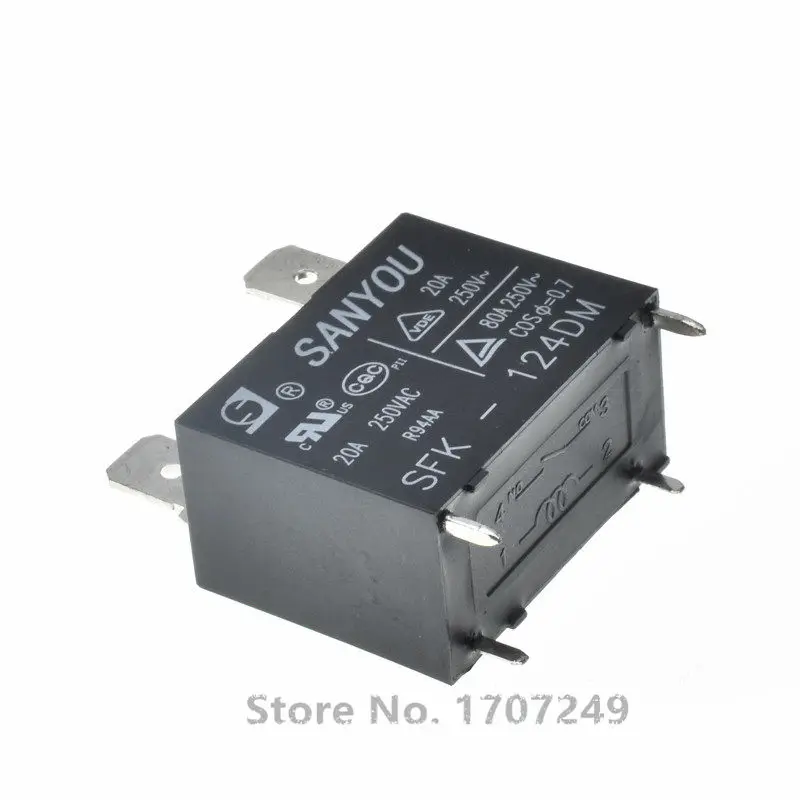 10 قطعة/الوحدة الأصلي SANYOU تتابع SFK-105DM 5VDC SFK-112DM SFK-112DMP 12VDC SFK-124DM SFK-124DMP 24VDC 20A 250VAC 4Pin تتابع السلطة