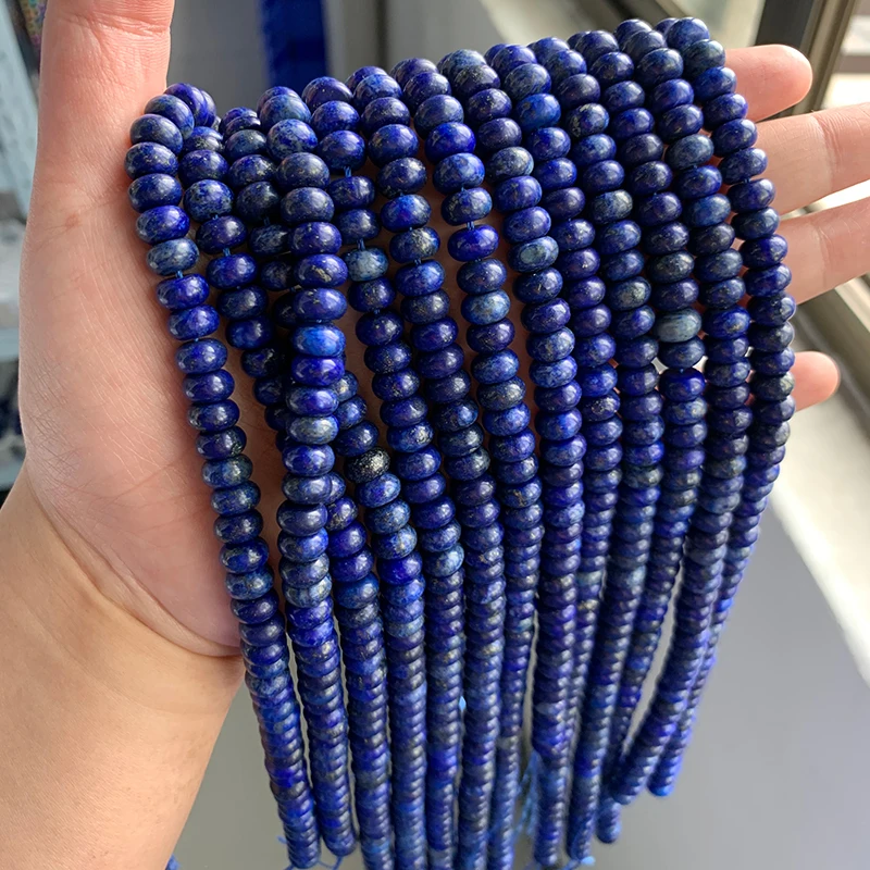 High Quality Natural Stone Bead Rondelle Shape Loose Spacer Abacus Quartz Beads For Handmade Jewelry Bracelet Necklace DIY