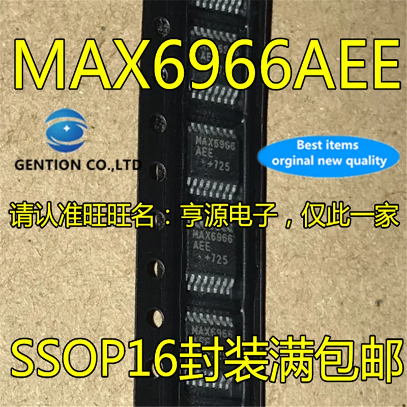 Controlador LED MAX6966 MAX6966AEE SSOP16 IC, 5 piezas, en stock, 100% nuevo y original