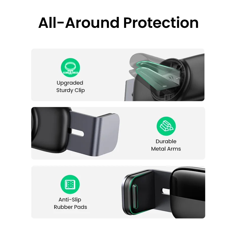 UGREEN Car Phone Holder Stand Air Vent Car Phone Stand For iPhone Xiaomi Cell Phone Holder In Car For iPhone 15 14 13 12 Samsung