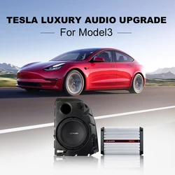 LQ Horn For Tesla Woofer Loudspeaker Upgrade High Quality Audio Bass DSP Stereo Music Power Amplifier Subwoofer Speaker Horn Kit