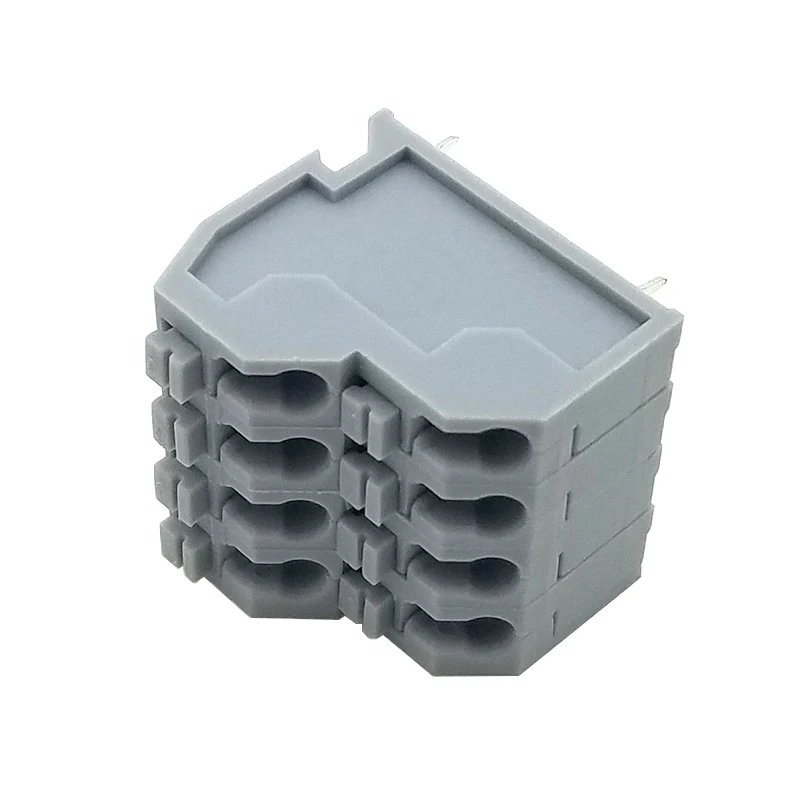 50Pcs KF250T 5.0 2P ~ 12P DOUBLE ROW COMPACT TYPE PCB SPRING TERMINAL BLOCKS DG250T 5.0mm 2PIN ~ 12PIN PHOENIX KEFA YANNIU