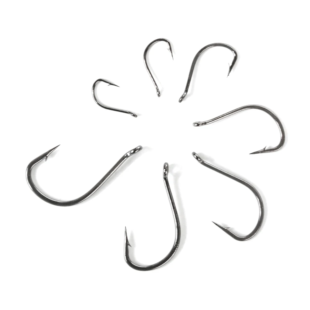 LS-3614F Kail Pancing Cumi-cumi Jepang Kail Bantuan Ikan Jig untuk Lingkaran Ikan Kait Pancing Air Asin Kail Pancing Laut Jig