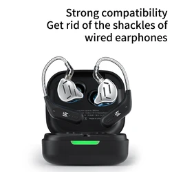 KZ AZ09 5.4  Bluetooth TWS Module Earphones Wireless Upgrade Cable HIFI Ear Hook Connector Charging Case Airbuds Sport Gamer