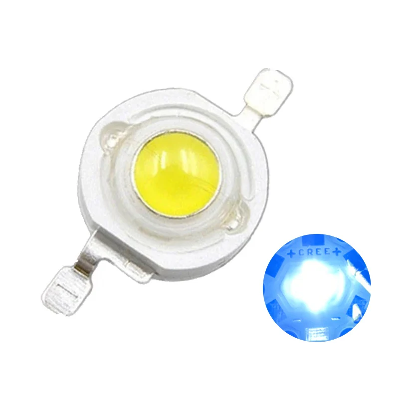 100pcs/LOT 3W Warm Natural Cool White 3500K 4500K 6500K 15000K LED Chip diodes lamp crystal bulb light lamp part
