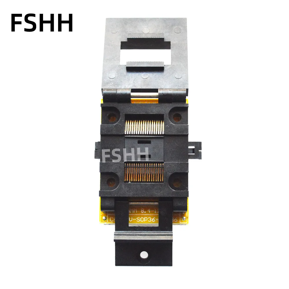 CNV-SOP36-DIP โปรแกรมเมอร์อะแดปเตอร์ Clamshell SOP36 to DIP36 ซ็อกเก็ตทดสอบ 0.8 มม.IC51-0362-309