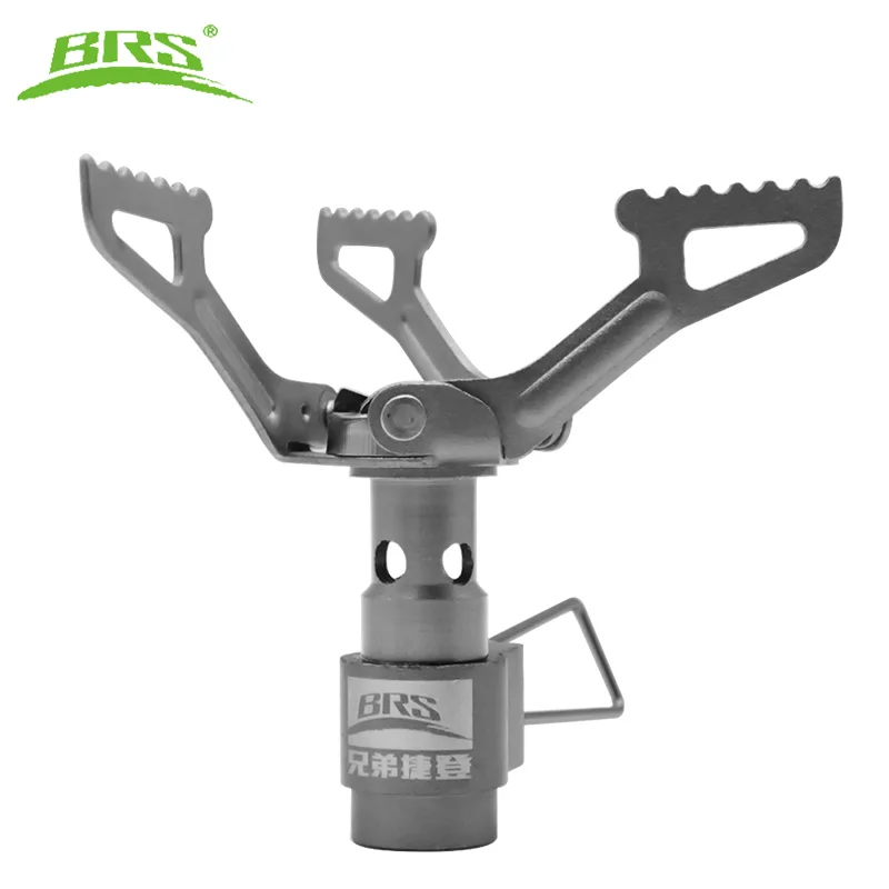 BRS Outdoor Portable Solo Titanium Camping kuchenka gazowa 25g lekki Mini kuchenka gazowa palnik Camping piesze wycieczki palnik gazowy brs-3000t