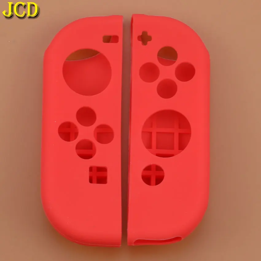 JCD 1Set Anti-Slip Silicone Soft Case For Switch NS Protective Cover Skin For Switch Joy-Con Controller Accessory