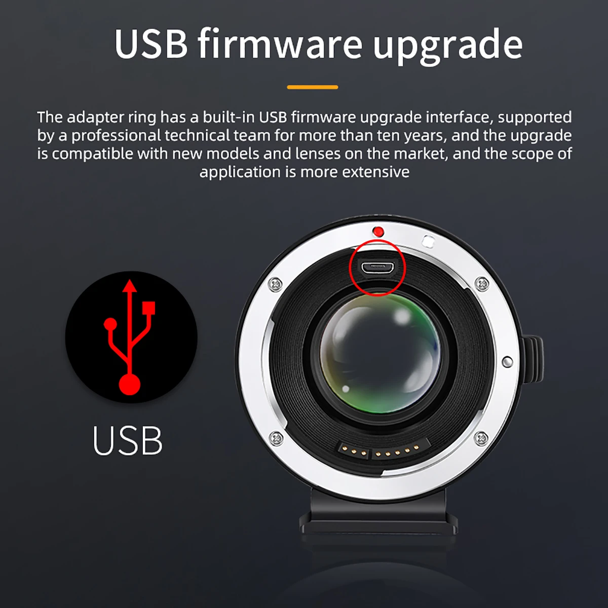 ALTSON EF-FX Booster messa a fuoco automatica 0.71X riduttore velocità AF adattatore adattatore per obiettivo Canon EF obiettivo Fuji x-mount Mirrorless Camera
