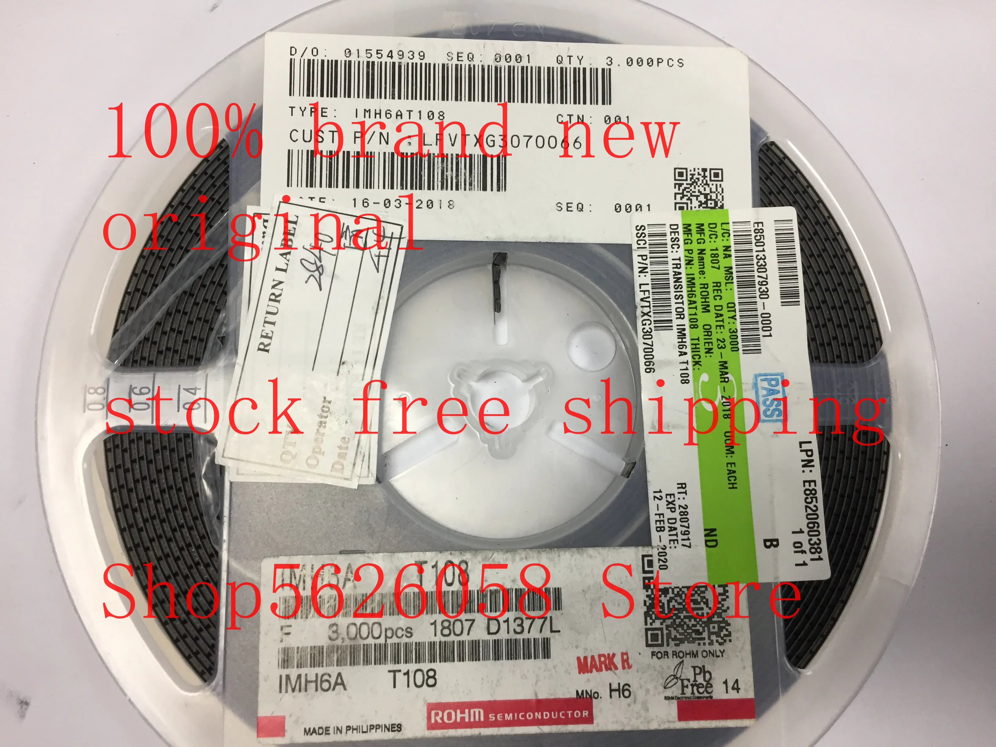 

IMH6AT108 SMD 100% new original freeshipping 50PCS-3000PCS/LOT STOCK