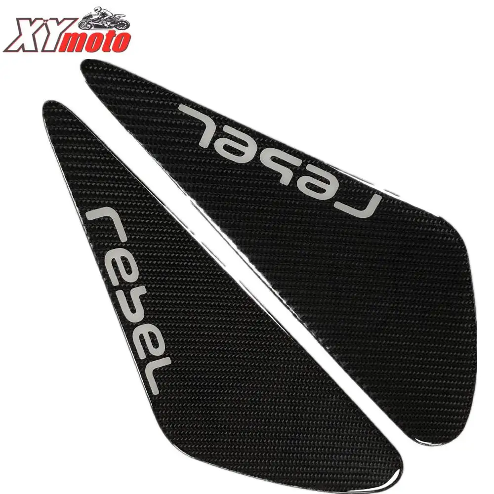 For HONDA CM500 cm300 CMX500Motorcycle 3D Carbon Fiber Gas Oil Fuel Tank Pad Sticker Decal Protector Cover