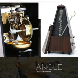 Mechanical Vintage Guitar Metronome Professional High Accuracy Antique Vintage Style for Guitar Piano Violin Musical Instrument