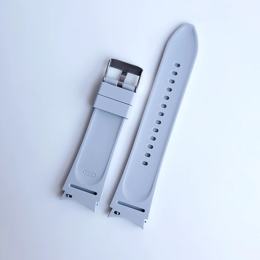 シリコーンストラップサムスンギャラクシーWatch4クラシック46ミリメートル42ミリメートル交換用リストバンドギャラクシー時計4 44ミリメートル40ミリメートル湾曲端バンド