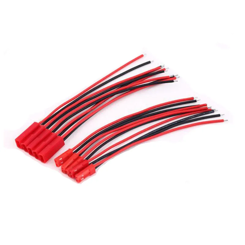 

40pcs 100mm 150mm 200mm JST Male Female Connector Plug For RC Lipo Battery (20pair)