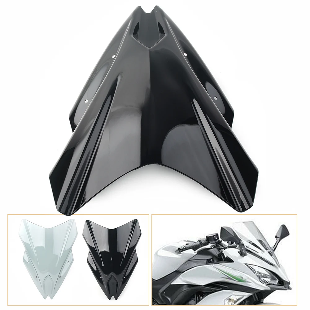 ABS Motorcycle Windscreen Screen Windshield Deflector Covers For Kawasaki Ninja 650 EX650 2017 2018 2019 Motorbike Parts