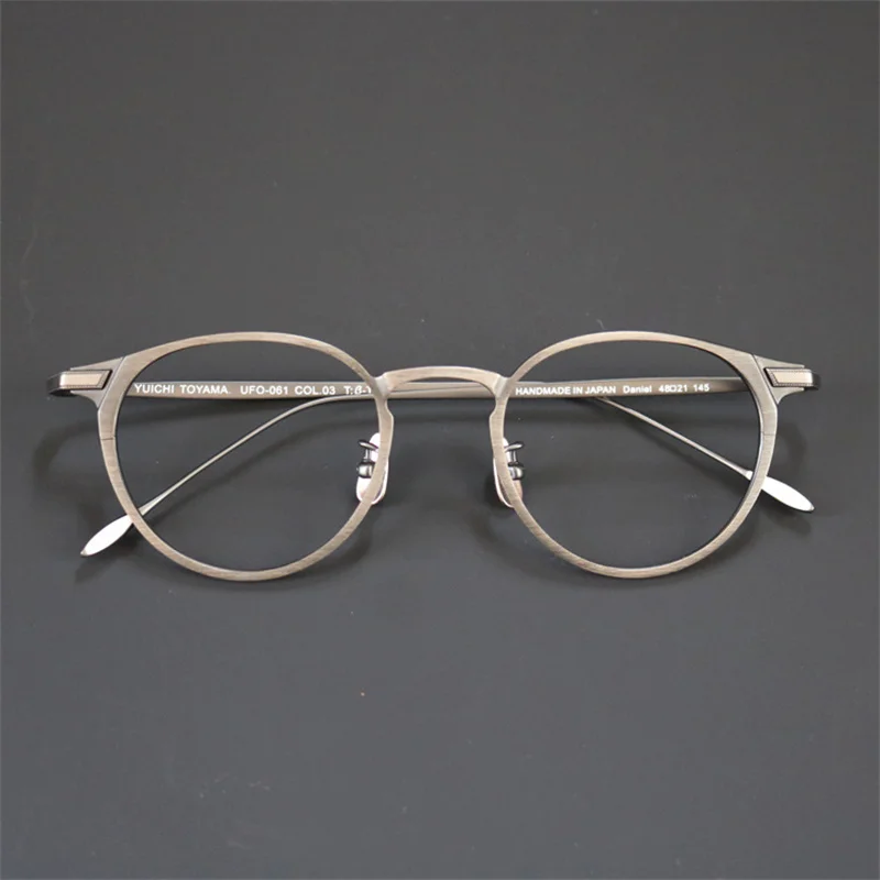 

Handmade Round Titanium Eyeglasses Ultralight Men Glasses Frame Japanese Prescription Myopia Women GAFAS Spectacles Oculos De