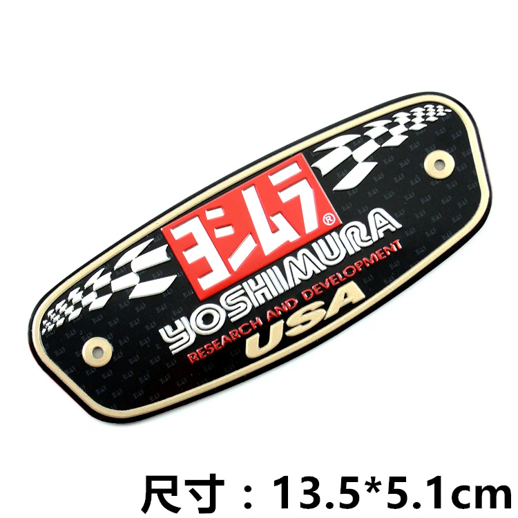 2 sztuk/partia aluminiowe rury wydechowe motocykla kalkomania fajna osobowość skorpion dla Yoshimura USA japonia naklejki naklejka